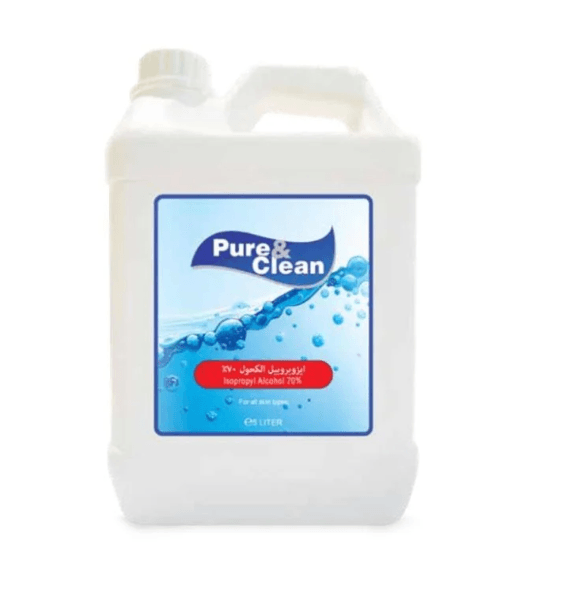 بيور اند كلين كحول ايثيلي جالون 5 لتر 70%